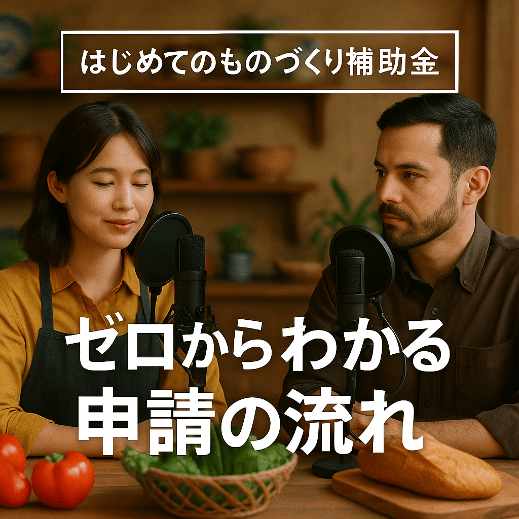 🎧 学びのラジオ Vol.1｜はじめての「ものづくり補助金